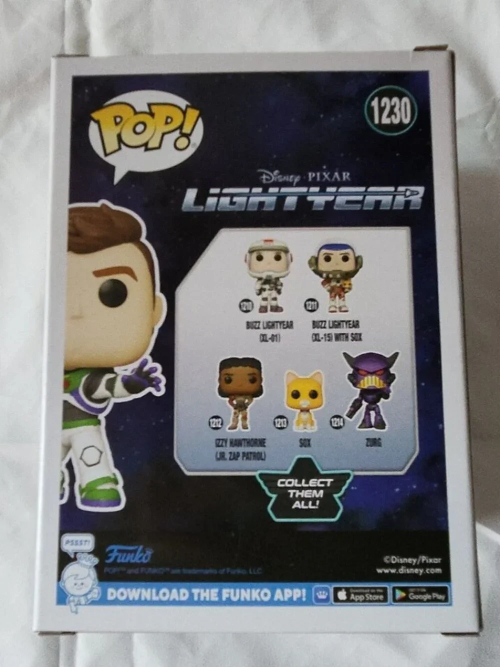 Chris Evans signed Funko Pop! Pixar - Buzz Lightyear (Space Ranger Alpha #1230) - Picture 7 of 13